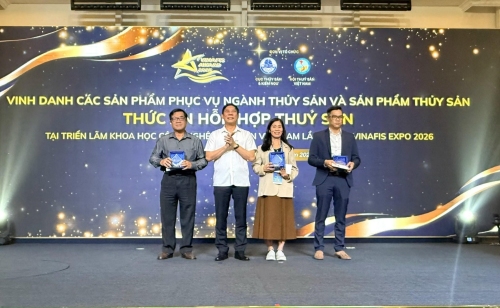 Trao Giải thưởng Chất lượng vàng thủy sản Việt Nam - VinaFIS Award 2026 lần thứ V